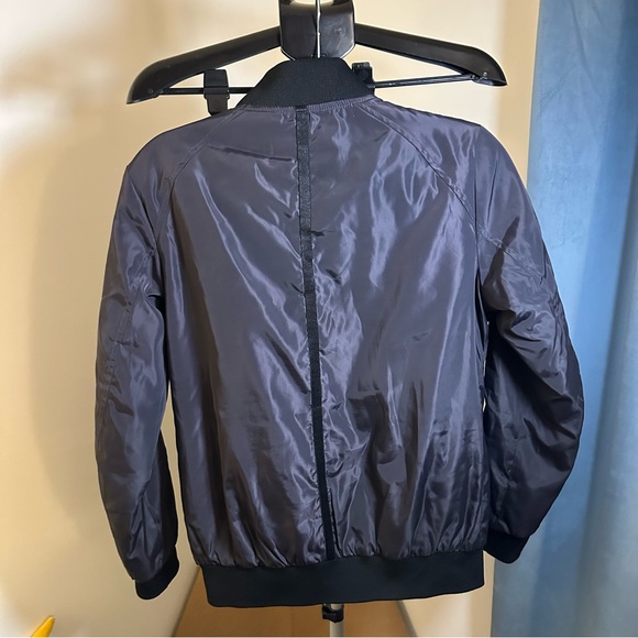 MICHAEL Michael Kors Grey/Black Lightweight Lined Bomber Jacket - Picture 6 of 9